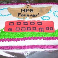 School Cake I made this cake for the students in my 5th grade class.Our school is closing forever in a couple weeks and we had a contest for the kids...