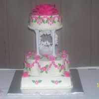 Edmonds Wedding View 2 another view of Edmonds wedding cake done by Granny Debbie and myself in different lighting