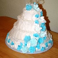 1St Wedding Cake This was the first wedding cake for us.