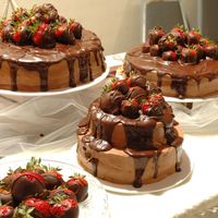 Chocolate Wedding Cake Bride wanted chocolate on chocolate