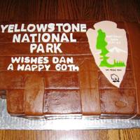 Yellowstone Wished Dan A.... Chocolate cake with chocolate MMF.
