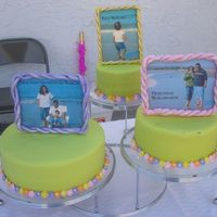 Presentation Party For Miranda First cake I made for my adoptive Daughter MIRANDA. The message on the pictures is: top SHE LOOKED, middle WE LOOKED and Bottom GOD TURNED...