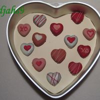 Cake Hearts Cake balls made in the shape of hearts