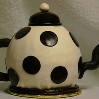 Tea Pot Practice tea pot so I could work out all the kinks before doing an order for one. Also first time using chocopan instead of my beloved...