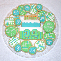 Birthday Cookies My husband asked me to make some cookies for a friend at work. NFSC with Antonia74 RI