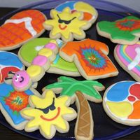 Summer Fun I made three trays of these cookies for the staff at my kids' school. They were so excited and thankful. They are NFSC with Antonia&#...
