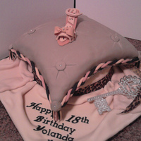 18Th First Pillow I made this for my niece's 18th, never made a pillow cake before much harder than it looks, thanks to all of you here that have made...