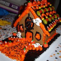 Halloween Gingerbread House Emily's Halloween Gingerbread house. From a kit.