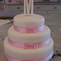 Christening Cake For Baby Molly 
