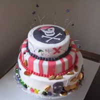 Pirates Arrrrrrr!!! This is one of my favorite cakes theme, my shop is in cancun mexico, so i have to be very careful with heath humidity etc , but they still...