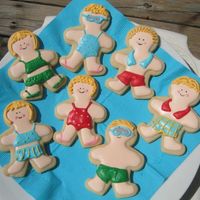 Water Day I did these for my preschooler's "water day" tomorrow. Wilton's rolled cookie recipe, royal icing. Probably the most...