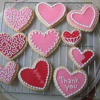 Valentine Cookies No Fail Sugar cookies, Toba Garrett's glace' icing to flood and Antonia's royal icing to decorate. I'm pleased with how...