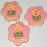 Baby Cookies For a baby shower for my preschooler's teacher. No Fail cookies with Toba Garrett's icing. First time with NO AIR BUBBLES! What a...