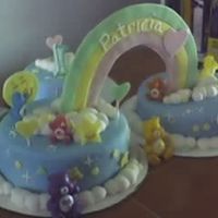 Care Bears I made this cake for my niece's first birthday