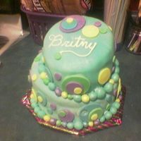 13Th Birthday Cake I made this birthday cake for a wonderful 13 year old girl. She was very pleaseed with its outcome.