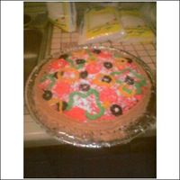Pizza Cake :) this was the second pizza cake i made :)