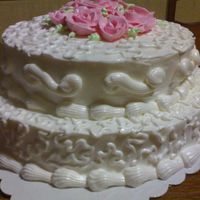 Cornelli this is just a practice cake I made at home, coz I just want to bake and decorate...