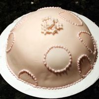 Birthday Cake For My Wonderful Grandmother.......kind Of Sloppy, But Yummy! looks like a boob sort of:) maybe I should have put it in the adult gallery!!