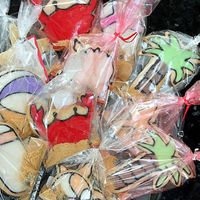 Bagged Seaside Cookies With "sand"! 