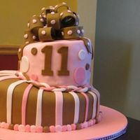 1St Topsy Turvy Cake Topsy turvey cake covered in fondant