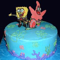 Spongebob Birthday Spongebob, Patrick and Gary made from Chocolate, decorations in BC