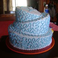 006.jpg I needed to learn how to do a topsy turvey cake for a wedding in the future, so I decided to make one for a birthday party. I'm up for...