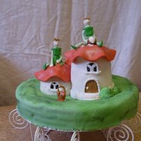 Mushroom House - Debbie Brown Design Happy birthday to my Alison - it's her third, and this is her choice for her birthday cake. She found it in a Debbie Brown book. It...