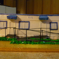 Mobile Mini This is a mobile mini office - made for a corporate office party (because my friend happens to work there)...it was fun, but I can't...