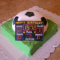 Soccer Field I had more trouble with this cake than I want to admit. Mostly frosting woes - for example my grass tip kept clogging - so I gave up. :D...