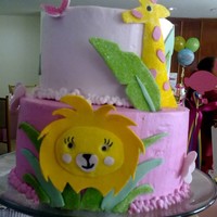 Baby Safari animals in gumpaste