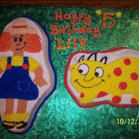 Maggie And The Ferocious Beast Maggie and Beast from the cartoon. All buttercream. I made it for my daughter's 5th birthday. They don't sell anything Maggie......
