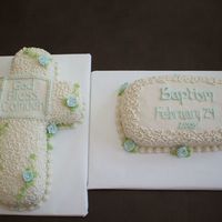 Baptism Cake This design one is one my cousin chose for her son's baptism, similar to one that I found on here (I can't remember who to give...