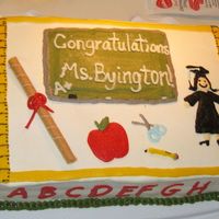 Graduation Cake For Teacher 