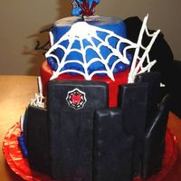Spiderman This is my first tiered cake that I made for a little boys birthday. My inspiration came from shelleylynn. The cake is all chocolate (I...