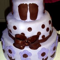 Mary_Baby_Shower_Cake.jpg I ran out of time so I was not able to finish putting on borders etc... I also had a hard time with the cake shifting... I used a very...