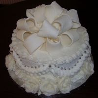 Mini Wedding Cake I made a wedding cake for this bride and groom 3 months ago. The bride loved it, and so to surprise her on their 3 month anniversary, the...