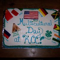 Multi-Cultural Day Cake 