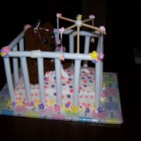Baby Shower Cake This cake took me 2 COMPLETE days!! I will NEVER attempt this one again, and I only got paid $50!! THEN, she sent me an email all about how...