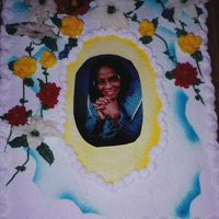 Ila.jpg This is another of my mothers birthday cakes. The flowers were all her favorites.