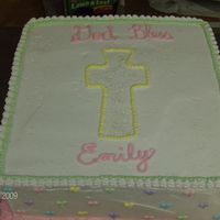 Rainbow 1St Communion Cake This young lady new she wanted a strawberry cake and she wanted rainbow colors on the outside! I gave her both, keeping the decoration...