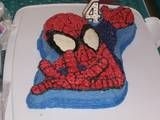 Spiderman Done with Wilton's cake pan and buttercream icing for my son's 4th birthday.