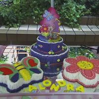 Butterfly And Flowers 