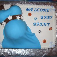 Belly Cake This was another belly cake for a family member. she wanted the "boobs" big on this one!!