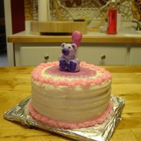 Smash Cake fondant bear to go with "number one" birthday cake