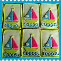 Cookies For Baby Shower I made some sailboat cookies for a baby shower. TFL