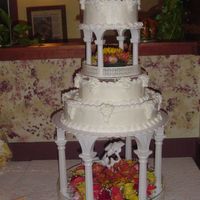 40Th Anniversary Cake Did this cake for my parents 40th AnniversaryCarrot Cake with Cream Cheese FrostingIt was great all around!!