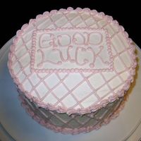 Good Luck This was a cake for a colleague who was leaving our department.