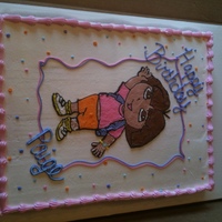 Dora & Boots For a 1st Birthday! Dora is a FBCT and Boots was just hand drawn on (I forgot about him so no FBCT). Everything is BC. Comments are...
