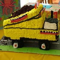 Side View Of Dumptruck 