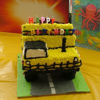 Tonka Dumptruck For my DS 3rd Birthday we had a Tonka Truck Bday..and he wanted a Dumptruck cake..I tried to deliver..the buttercream was to soft and it...